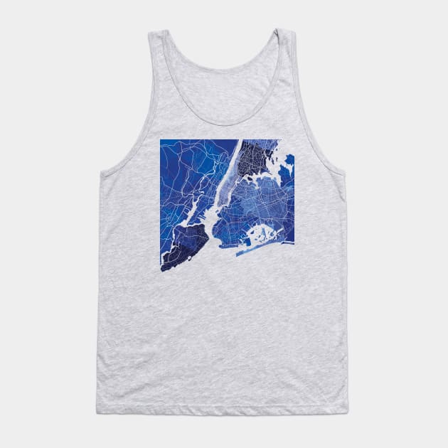 New York City Map Tank Top by polliadesign